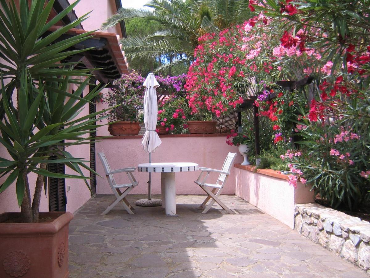 Studio-Appartment In Landhaus Mit Meerblick Porto Azzurro Ngoại thất bức ảnh